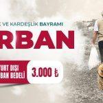 2023 Hüdayi Vakfı Yurt Dışı Kurban Fiyatları
