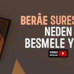 Tevbe (Berae) Suresinde Neden Besmele Yok? tevbe-berae-suresinde-neden-besmele-yok-195685-m
