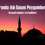 Kuranda Adı Geçen Peygamberler Dinisohbeti.net