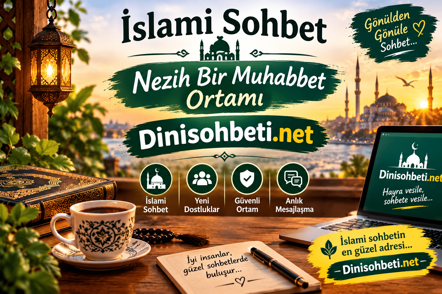 İslami sohbet Nezih Bir Muhabbet Ortamı